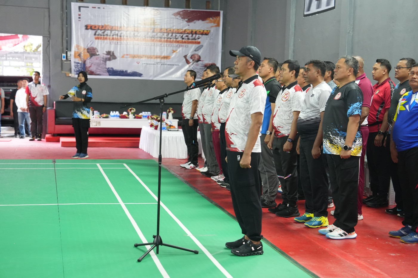 Meriahkan Hari Bhayangkara Ke-78, Polda Malut Gelar Lomba Badminton